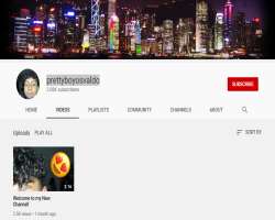 He launched his YouTube channel called 